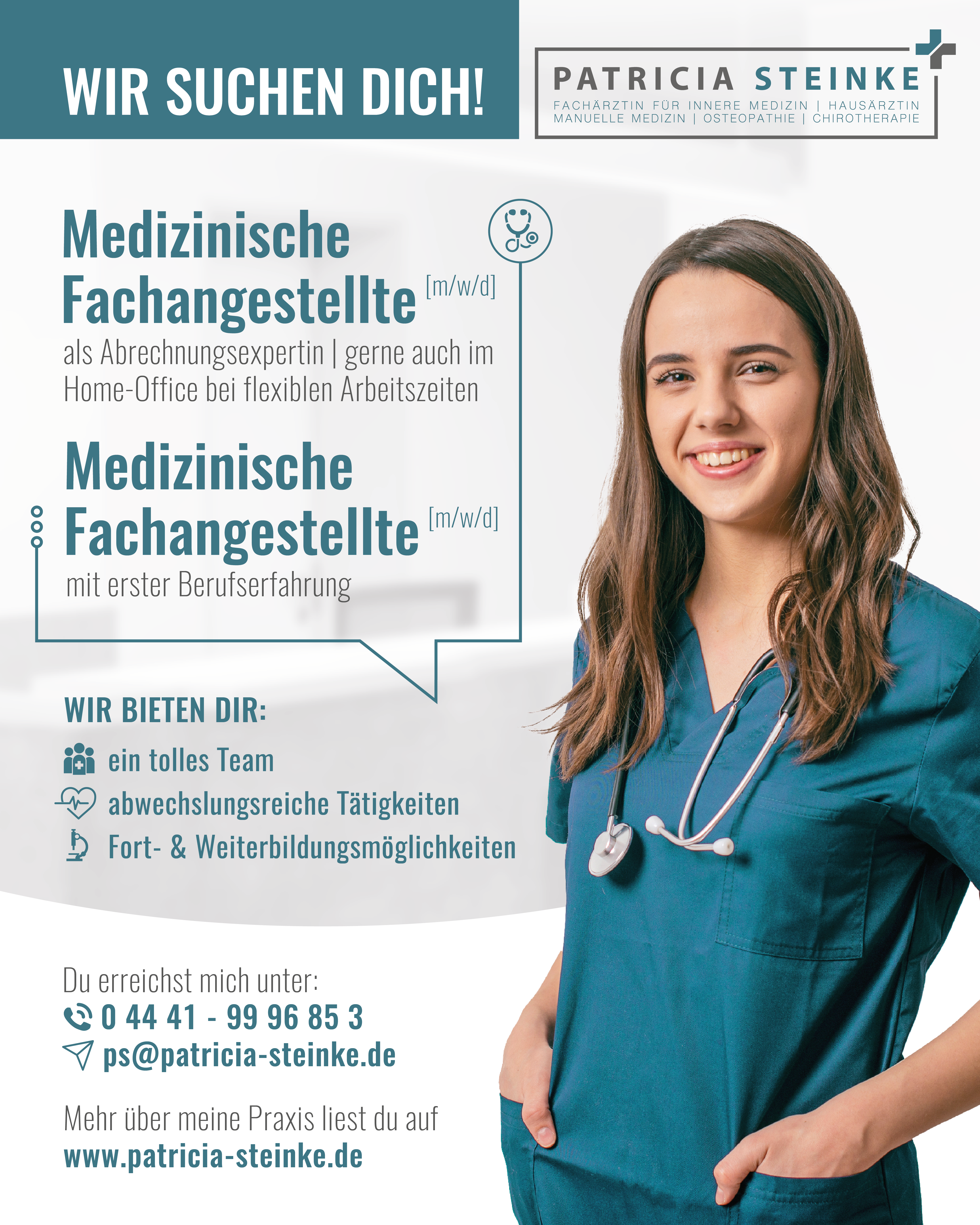 Patricia Steinke Stellenanzeige MFA